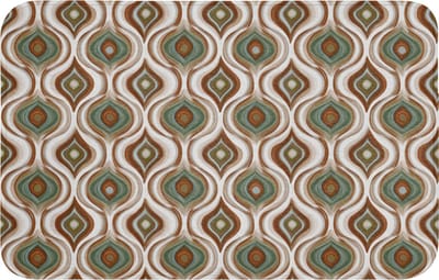Badmat 80x50 cm - Antislip - Motief - Patroon - Kleurrijk - Badmatten voor badkamer - Badkamermat - Douchemat - Badkamer mat