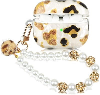 Leuke Leopard Print Hoes voor AirPods 3 - TPU Cover voor Bescherming