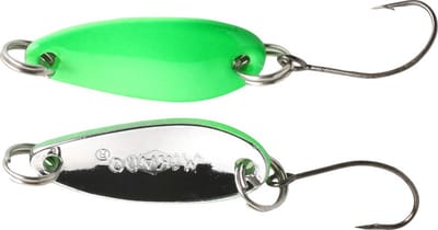 Mikado Trout Spoon 1,5 g – 2,4 cm – Fluogroen – Forel – Kunstaas – 1 stuk