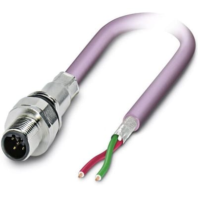 Phoenix Contact 1525571 Sensor/actuator inbouwconnector M12 Aantal polen (sensoren): 2 Stekker, inbouw 5.00 m 1 stuk(s)