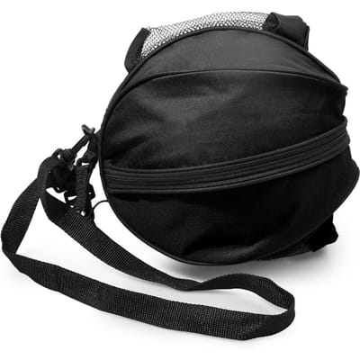 Sac Rond de Sport Sac à Bandoulière de Basketball Sac de Transport pour Ballon de Football Volleyball Sac de Voyage pour Hommes et Femmes Black black