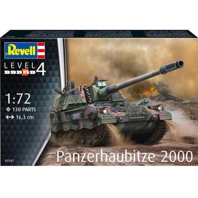 Revell Modelbouwpakket Militaire voertuigen - 03347 Panzerhaubitze 2000 Plastic - 1:72 - Modelbouw