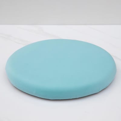 Open ronde ijs-slip vezelstof memory zitkussen voor kantoor- en thuisgebruik, rebound zitkussen voor alle seizoenen 1pc