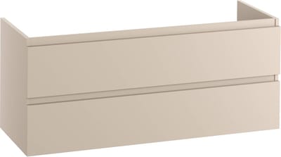 Ben Tendenza symmetrische wastafelonderkast 120x44,5x50cm zand