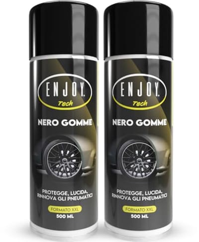 Professionele zwarte autobanden spray 500 ml - Glans en bescherming voor auto en motorfiets