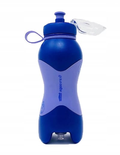 AquaSpray Sport Bidon 600ml - Blauw/Paars, Vaatwasmachinebestendig