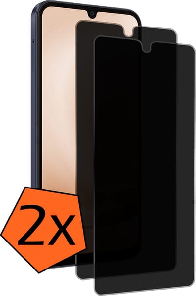 Screenprotector - 2 Stuks - Geschikt voor Samsung Galaxy A25 - Privacy Filter - Gehard Glas - Beschermglas - Tempered Glass - Screen Protector