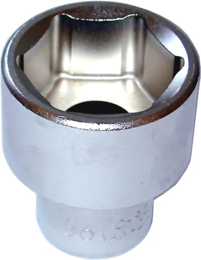 SW-Stahl dopsleutelinzet, zeskant, chroom vanadium, 05621L
