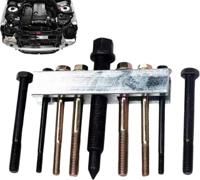 Katroltrekker Set - Trekker Gereedschap - Onderdelen Demonteren - Versterkt Antislip Ontwerp - 10-delige Set - Zwart
