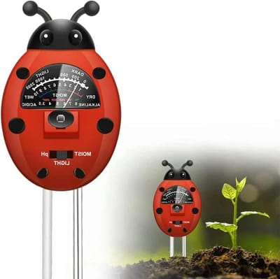 Bodem Tester - Vochtmeter PH Licht - Planten Verzorgen - 3-in-1 Meting - 28 cm - Groen
