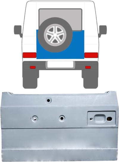 Reparatie plaatwerk achterste deuren voor Mercedes G-Class W460 W461 W463 1979-