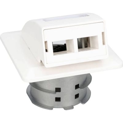 Digitus DN-93201 Glasvezel Optische vezel Aansluitkabel Wit [1x SC APC-bus, SC UPC-bus, LC APC-bus - 1x SC APC-bus, SC