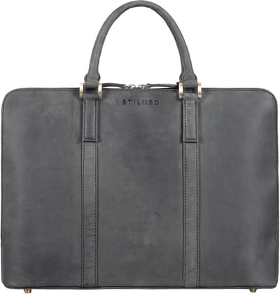 Leren Laptoptas A4 voor Dames - Smalle Aktetas voor Kantoor en Studie - Geschikt voor 16 Inch