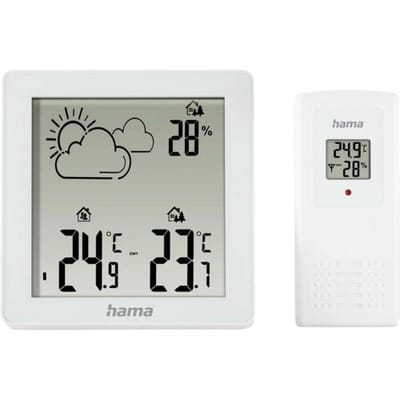 Hama Weerstation Zakynthos - Binnen en buitentempratuur - Wit