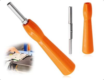 Magnetische Schroevendraaier met Twee Einden voor NES, Nintendo en GBA Consoles - 4.5 mm, Oranje, Perfect voor Reparaties en Onderhoud