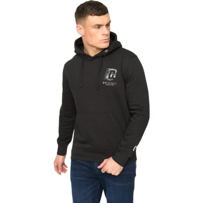 Crosshatch Heren Winchamp Hoodie (Zwart)