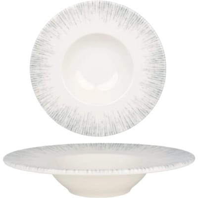 Bonna Pastabord - Iris - Porselein - 24 cm (270cc) - set van 2