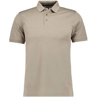 Ragman Uni Polo Light Cotton Mix Beige / male