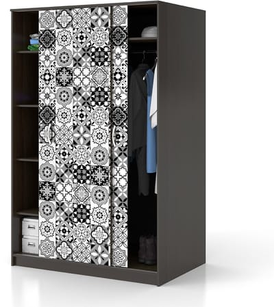 Zelfklevende tegelmuurstickers voor keuken en badkamer - 60 GARZEA meubeltegelstickers - 60 stickers 20x20cm