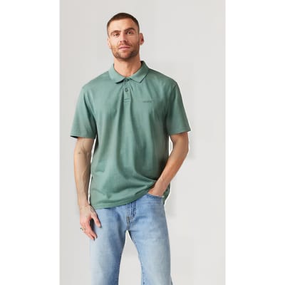 Levi's Authentic Polo North Atlantic Garment Dy Maat: S | Poloshirts Outlet | Heren | Groen