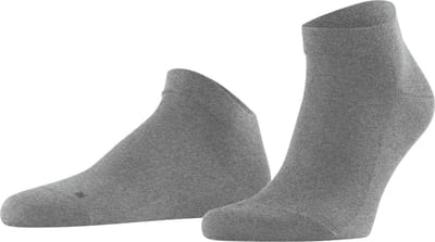 FALKE Sensitive London met comfort tailleband katoen sokken heren grijs - maat 43-46