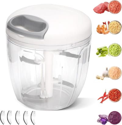 Groentehakker - Uiensnijder - Uienhakker - Groentesnijder - Handmatig - Hakmolen - Must have voor in de keuken!