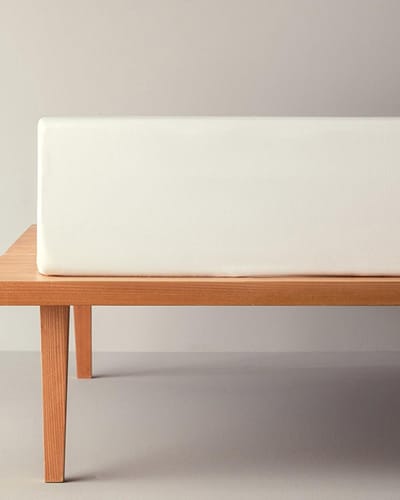 English Home - Micell Katoensatijn Premium Hoeslaken - Tweepersoons - 100% Katoen - 160x200 cm - Wit