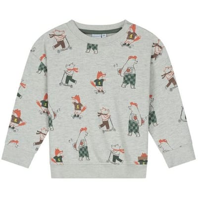 Prénatal baby sweater Dark Brown Melange 56 heren
