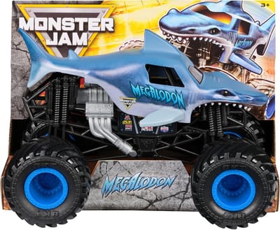 Hot Wheels monster jam truck Megalodon - monstertruck 19 cm schaal 1:24