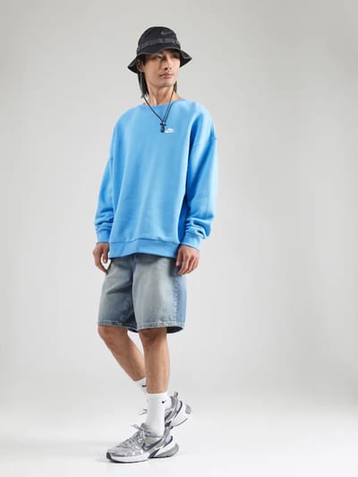 Nike Crew Trui - Herenmode - Retro - Blauw - Crewneck - XXL