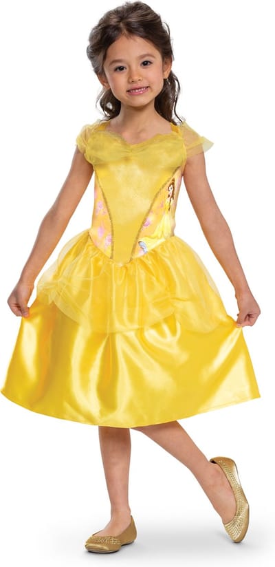 Verkleedpak Disney Belle en het Beest Belle maat 122/maat 128/maat 134 Feestkleding
