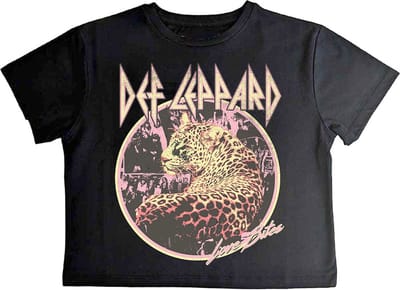 Def Leppard - Love Bites Crop top - S - Zwart