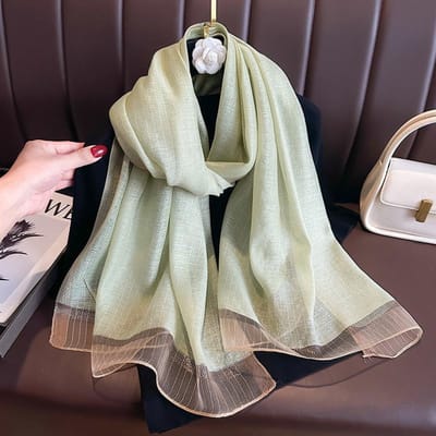 Écharpes Châles et Wraps en Soie Laine pour Femmes Rayé Bufandas Foulard Mouchoir Pashmina Poncho Foulards Bandeau Hijab Bandana 70x190cm black