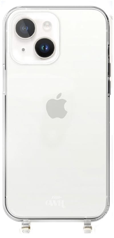 xoxo Wildhearts siliconen hoesje geschikt voor iPhone 13 hoesje - Hoesje zonder koord - Shockproof case - Telefoonhoesje geschikt voor telefoonkoord - Transparant