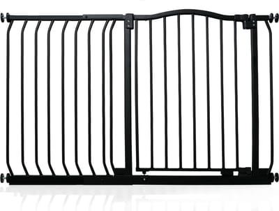 Safetots Klemhekje met Gebogen Bovenkant, 116cm - 125cm, Mat Zwart
