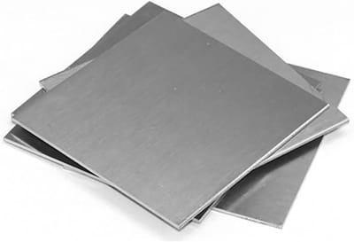 Roestvrijstalen Plaat - Metaalplaat - Industriële Toepassingen - Hoge Hardheid Duurzaam - 400x400mm - Zilver