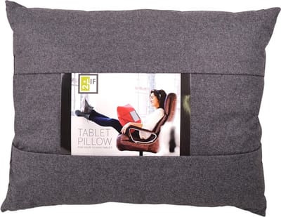 Tablet Kussen Malmo Anthracite | 45 X 55 | Sierkussen Voor Woonkamer Of Slaapkamer