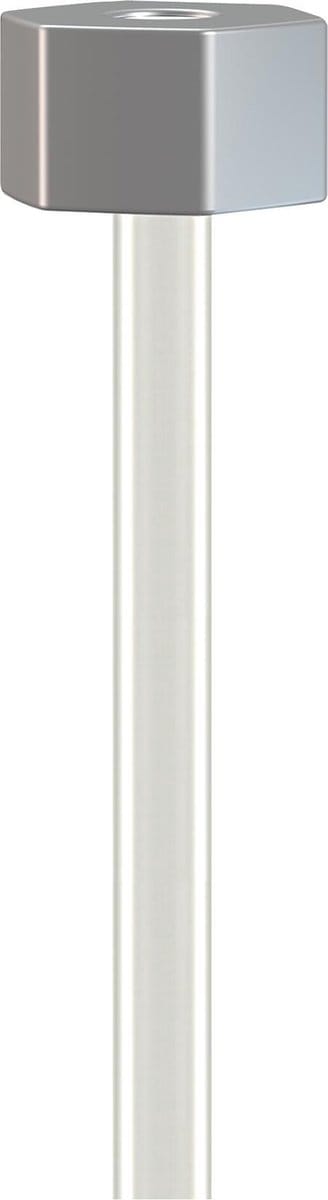 Perlon + glijder 2 mm 150 cm. max weight 15kg.