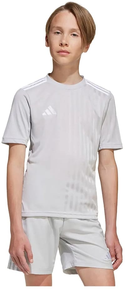 Adidas Campeon 25 T-shirt Met Korte Mouwen Grijs 13-14 Years Kinderen