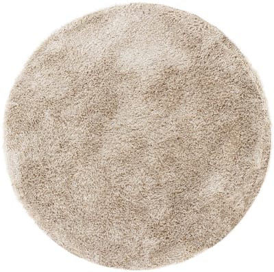 MUST Living Carpet Crown round small,Ø150 cm, beige, 100% Polyester