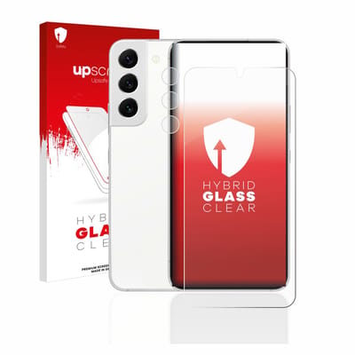 upscreen - Screenprotector voor Samsung Galaxy S22 5G (Voor+Camera) - Folie Beschermfolie Beschermglas transparant