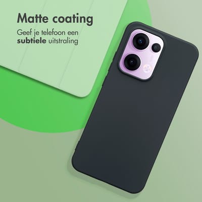 imoshion Hoesje - Geschikt voor Oppo Reno 13 - Color Backcover - Zwart