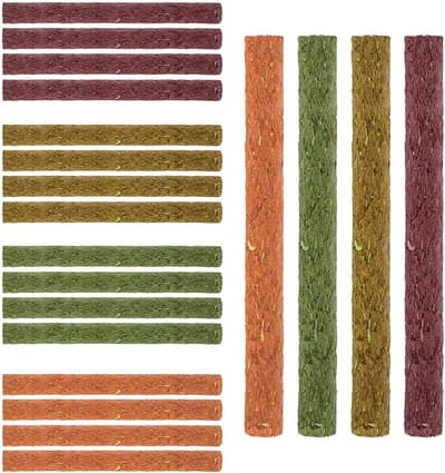 Allecto Plus - Hay Sticks 20 stuks voor Konijn Cavia Hamster Chinchilla - 3 Smaken