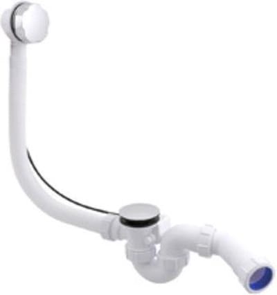 McALPINE badafvoer en overloopcombinatie met waste voor normaal bad 40mm chroom