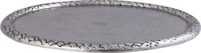 PTMD - Schaal Fahdi - Zilver - 30x30x2.5cm