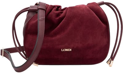 L.CREDI Pheline Schoudertas 23 cm - Dames - wine