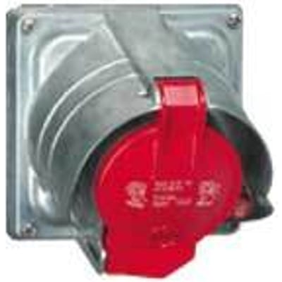 Legrand inbouwstopcontact 400V 63A 4P Hypra IP44 Metaal - 053800