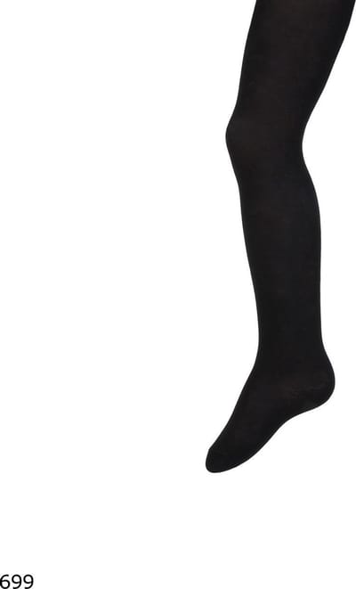 effen zwarte kindermaillot - maat 98-104