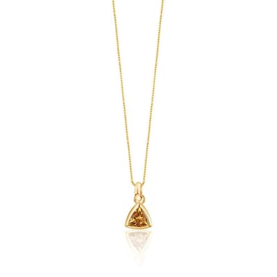 Petit Comité - Ketting Dames Geboortesteen Geel Topaas November (Goud) | Cadeau Dames