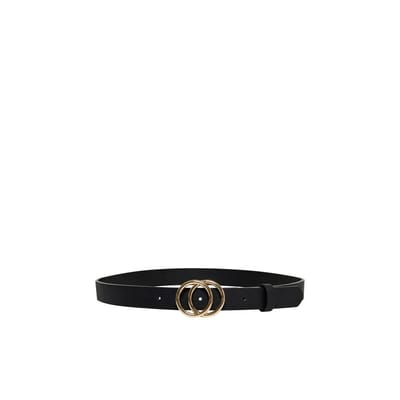 Only Kledingriem Onlrasmi Pu Jeans Belt 15185213 Black/shiny Gold